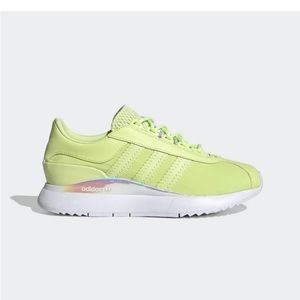 Adidas SL Andridge NWT sneakers neon yellow green iridescent sold out blogger